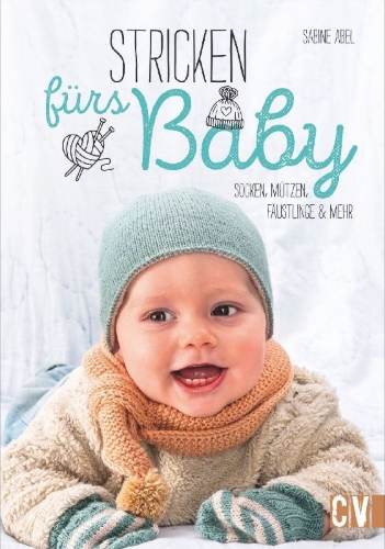 Buchcover und Innenansicht für das Buch: Stricken fürs Baby