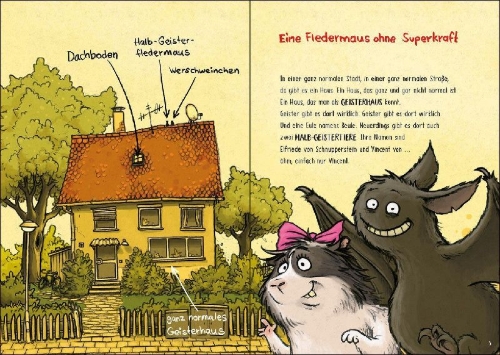 Buchcover und Innenansicht für das Buch: Vincent und das Geisterlama (Band 2)