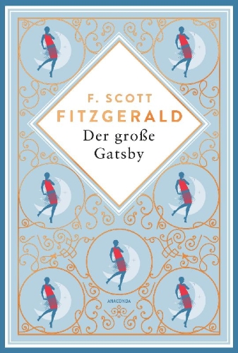 Buchcover und Innenansicht für das Buch: Der große Gatsby. Schmuckausgabe mit Kupferprägung