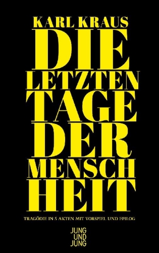 Buchcover und Innenansicht für das Buch: Die letzten Tage der Menschheit