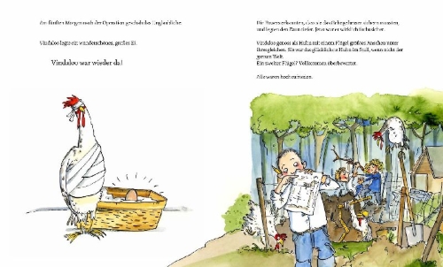 Buchcover und Innenansicht für das Buch: Chicken Survivor - Hühnchen süßsauer
