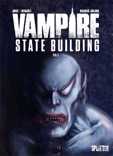 Buchcover und Innenansicht für das Buch: Vampire State Building. Band 2