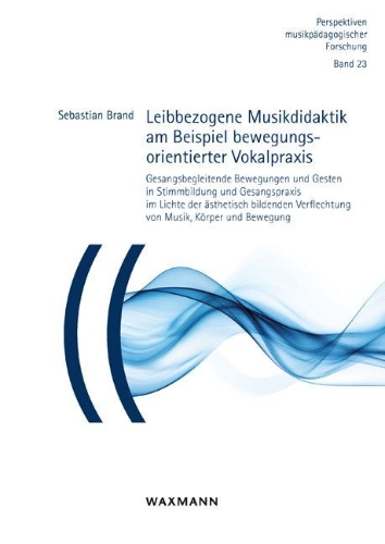 Buchcover und Innenansicht für das Buch: Leibbezogene Musikdidaktik am Beispiel bewegungsorientierter Vokalpraxis