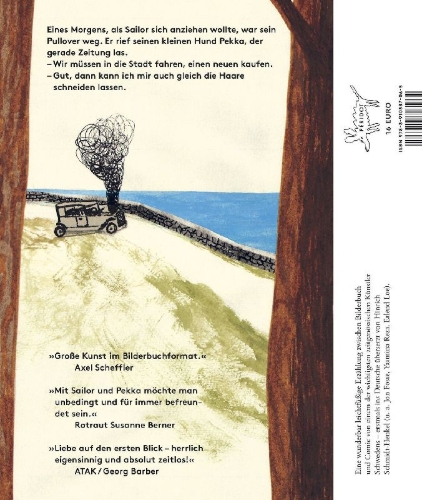 Buchcover und Innenansicht für das Buch: Sailor und Pekka erledigen was in der Stadt
