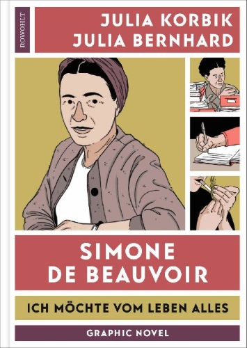 Buchcover und Innenansicht für das Buch: Simone de Beauvoir