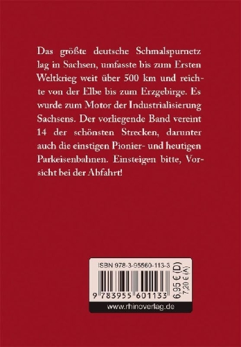 Buchcover und Innenansicht für das Buch: Sächsische Schmalspurbahnen