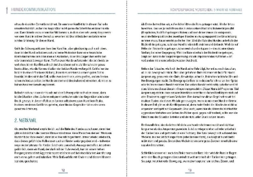 Buchcover und Innenansicht für das Buch: Das Hundesprachbuch