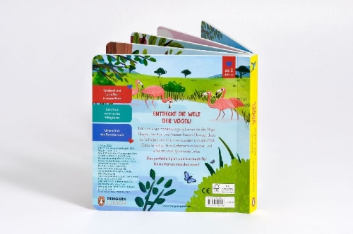 Buchcover und Innenansicht für das Buch: Big Outdoors for Little Explorers: Birds