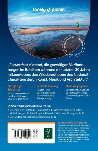Buchcover und Innenansicht für das Buch: LONELY PLANET Reiseführer Estland, Lettland & Litauen