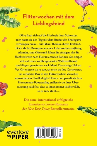 Buchcover und Innenansicht für das Buch: The Unhoneymooners