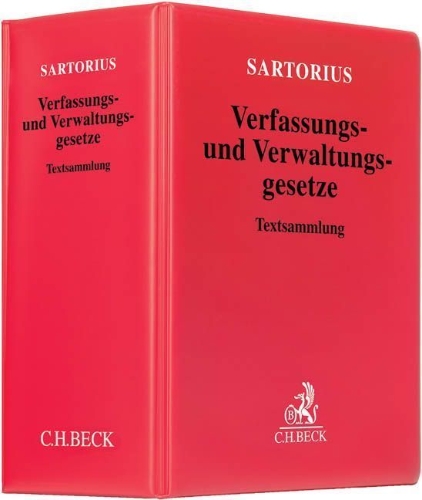 Buchcover und Innenansicht für das Buch: Verfassungs- und Verwaltungsgesetze 1 der Bundesrepublik Deutschland (ohne Fortsetzungsnotierung). Inkl. 150. Ergänzungslieferung