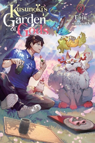 Buchcover und Innenansicht für das Buch: Kusunoki's Garden of Gods, Vol. 2 (light novel)