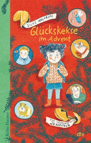 Buchcover und Innenansicht für das Buch: Glückskekse im Advent