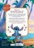 Buchcover und Innenansicht für das Buch: Disney Stitch - Mein Vorschulbuch: Buchstaben, Zahlen, Konzentration