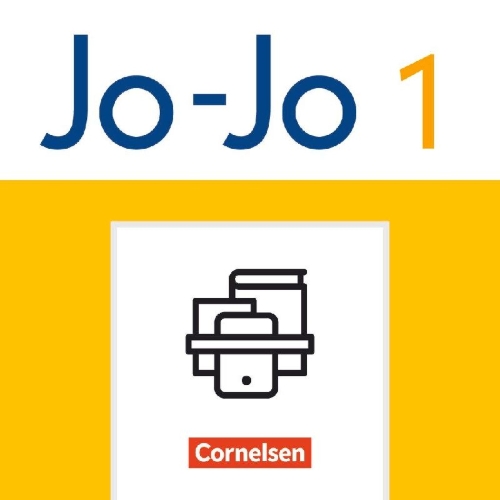 Buchcover und Innenansicht für das Buch: Jo-Jo Fibel 1. Schuljahr - Allgemeine Ausgabe 2023 - Basiskompetenzen Deutsch Erstlesen - Arbeitsheft Fördern in Druckschrift ; Grundübungen zum Lesen und Schreiben - Arbeitsheft und Übungsheft im Paket