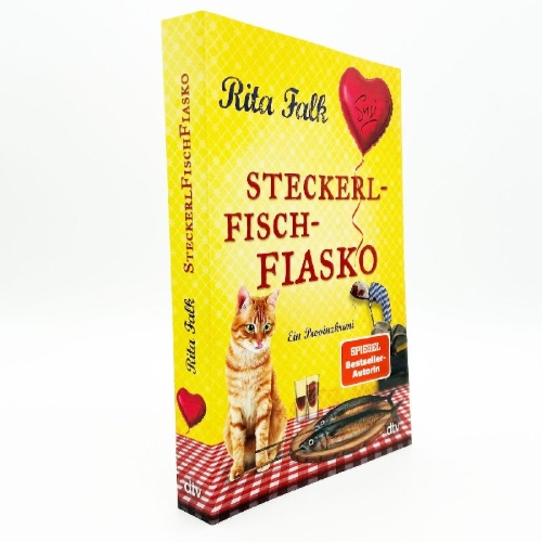 Buchcover und Innenansicht für das Buch: Steckerlfischfiasko