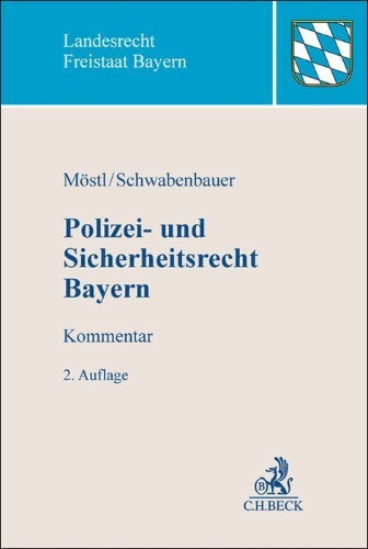 Buchcover und Innenansicht für das Buch: Polizei- und Sicherheitsrecht Bayern