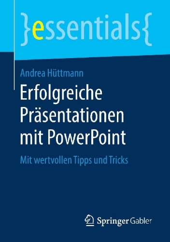Buchcover und Innenansicht für das Buch: Erfolgreiche Präsentationen mit PowerPoint