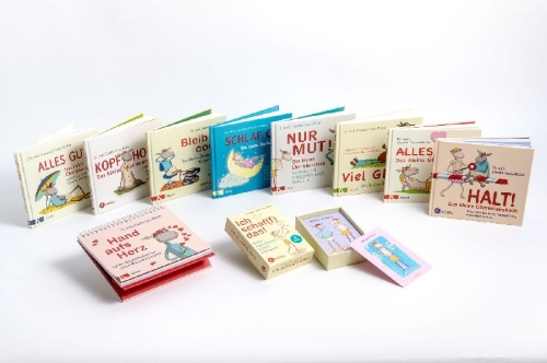 Buchcover und Innenansicht für das Buch: Viel Glück - Das kleine Überlebensbuch