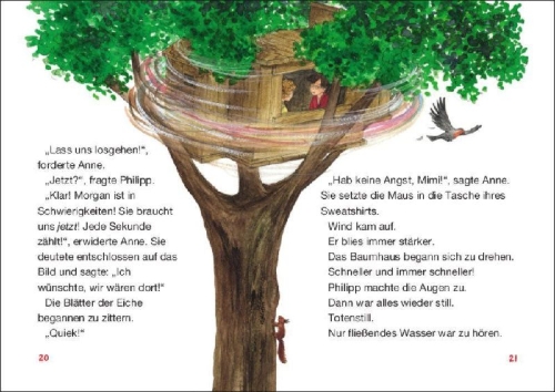 Buchcover und Innenansicht für das Buch: Das magische Baumhaus junior 05 - Das Geheimnis der Ninjas