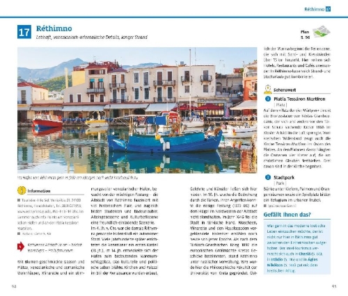Buchcover und Innenansicht für das Buch: ADAC Reiseführer plus Kreta
