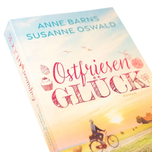 Buchcover und Innenansicht für das Buch: Ostfriesenglück