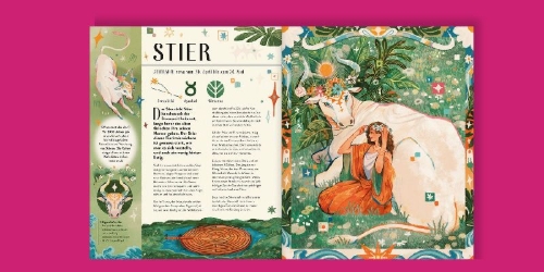 Buchcover und Innenansicht für das Buch: Astrologica