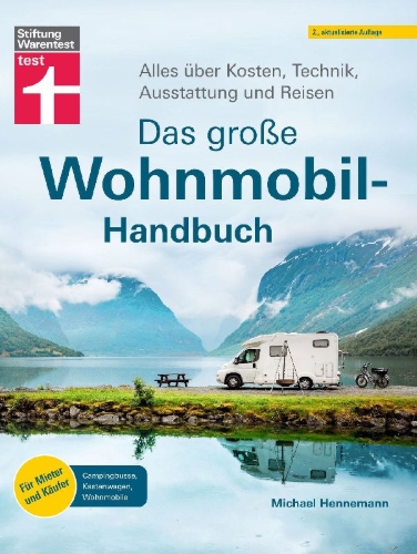 Buchcover und Innenansicht für das Buch: Das große Wohnmobil-Handbuch