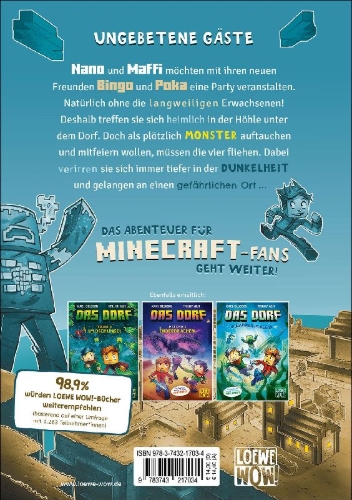 Buchcover und Innenansicht für das Buch: Das Dorf (Band 6) - Verloren in der Finsternis