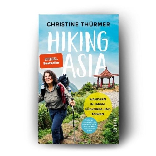 Buchcover und Innenansicht für das Buch: Hiking Asia