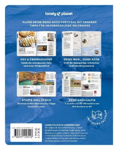 Buchcover und Innenansicht für das Buch: LONELY PLANET Reiseführer Entdecke Portugal