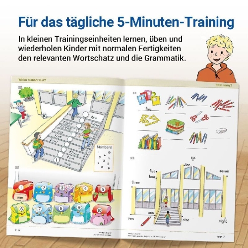 Buchcover und Innenansicht für das Buch: Das Übungsheft Englisch 3