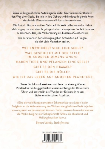 Buchcover und Innenansicht für das Buch: Leben in der Ewigkeit