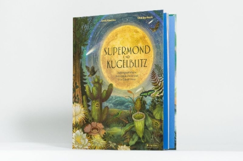 Buchcover und Innenansicht für das Buch: Supermond und Kugelblitz