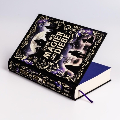 Buchcover und Innenansicht für das Buch: Stadt der Magier und Diebe (Stadt der Magier 1)