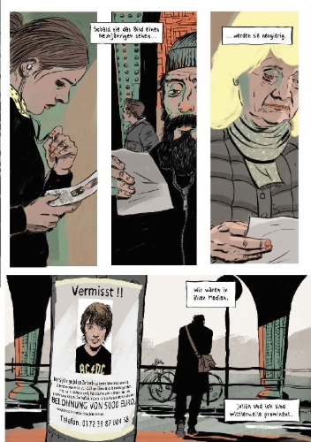 Buchcover und Innenansicht für das Buch: Der Augenjäger (Graphic Novel)