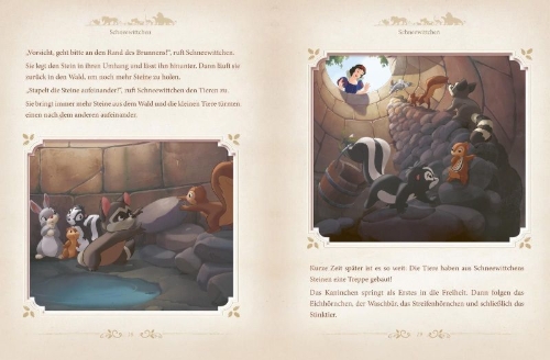 Buchcover und Innenansicht für das Buch: Disney: Das große goldene Buch der Tiergeschichten
