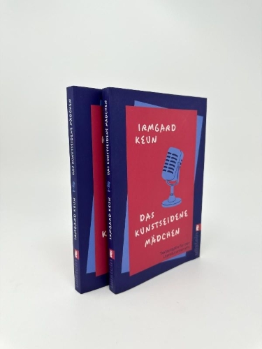 Buchcover und Innenansicht für das Buch: Das kunstseidene Mädchen (Textausgabe für den Literaturunterricht)