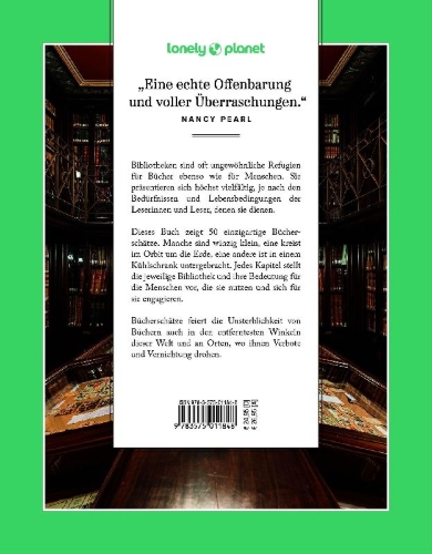 Buchcover und Innenansicht für das Buch: LONELY PLANET Bildband Bücherschätze