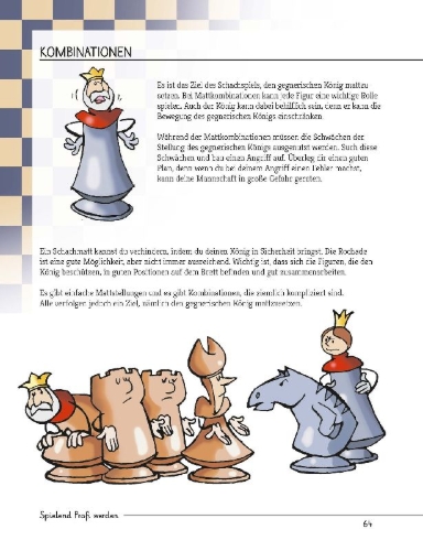 Buchcover und Innenansicht für das Buch: Das große Schachbuch für Kinder