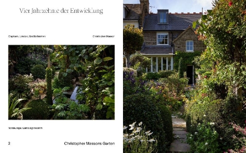 Buchcover und Innenansicht für das Buch: Cottagecore Gärten