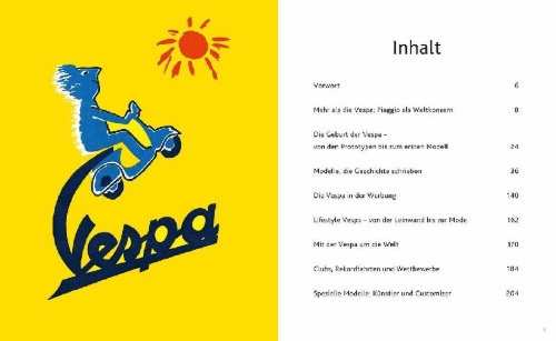 Buchcover und Innenansicht für das Buch: Vespa