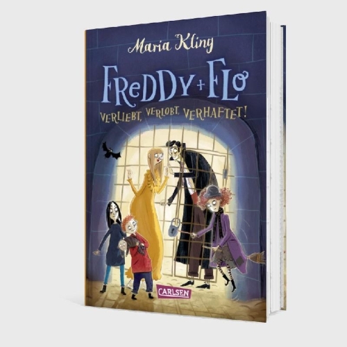 Buchcover und Innenansicht für das Buch: Freddy und Flo 3: Verliebt, verlobt, verhaftet
