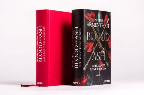 Buchcover und Innenansicht für das Buch: Blood and Ash - Liebe kennt keine Grenzen
