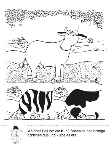Buchcover und Innenansicht für das Buch: Rätsel für den Kindergarten
