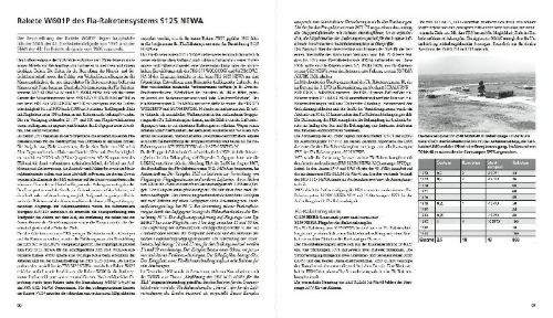 Buchcover und Innenansicht für das Buch: Die Raketen der NVA