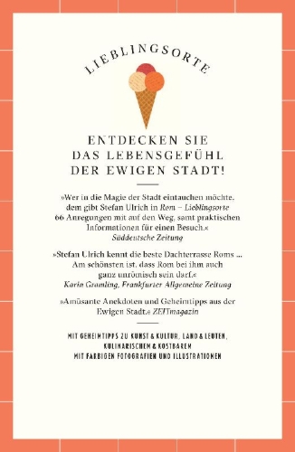Buchcover und Innenansicht für das Buch: Rom Reiseführer LIEBLINGSORTE