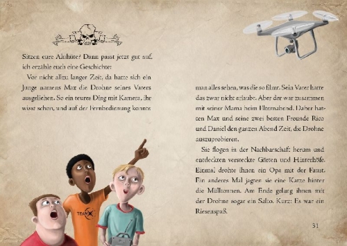 Buchcover und Innenansicht für das Buch: Das kleine Böse Buch 2