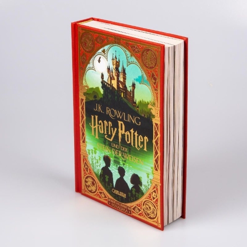 Buchcover und Innenansicht für das Buch: Harry Potter and the Philosopher's Stone
