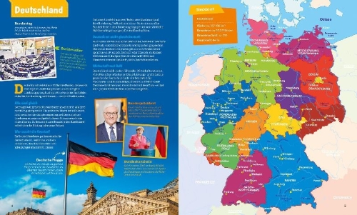 Buchcover und Innenansicht für das Buch: WAS IST WAS Bundesländer Deutschland